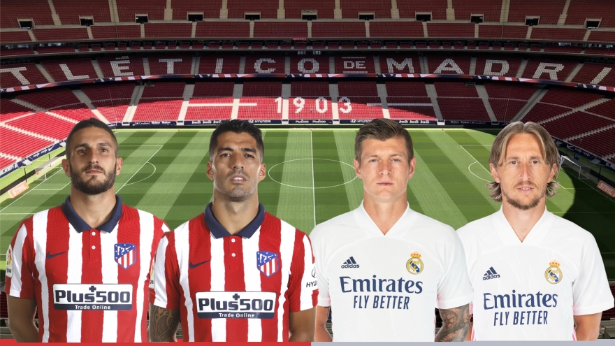 Dự đoán tỷ số, đội hình xuất phát trận Atletico Madrid - Real Madrid